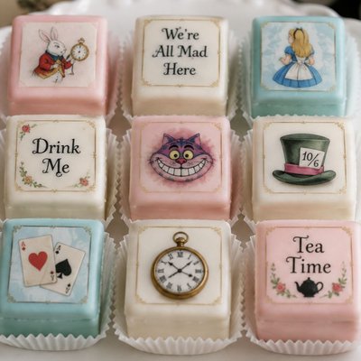 Alice Theme Petit Fours