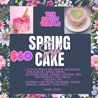 Spring Cake Sale🍰
