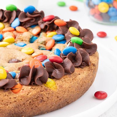 M&M Cookie Cake