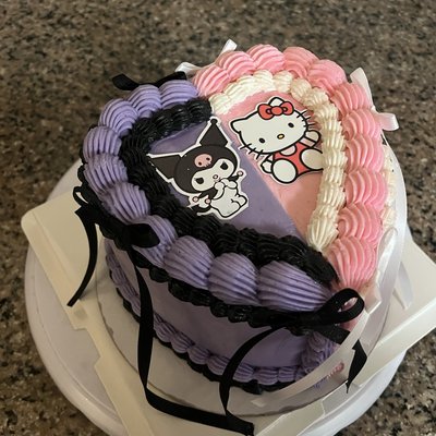 2 Layer Heart Cake 6in