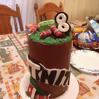 Double Barrel (Tall Cake)
