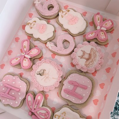 Shaped Buttercream Sugar Cookies