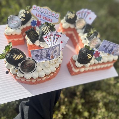 Multiple Letter/Number Cake