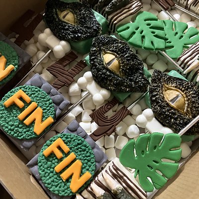 Chocolate Dipped Rice Krispy Treats (1 Dz)