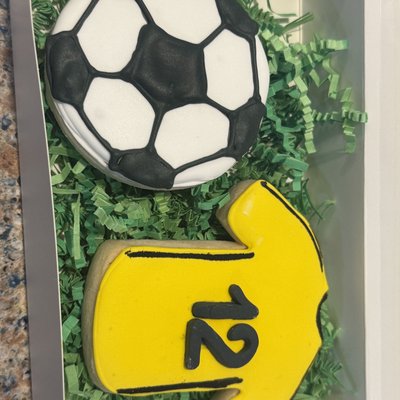 Sports cookie Set (  Ball & Jersey)