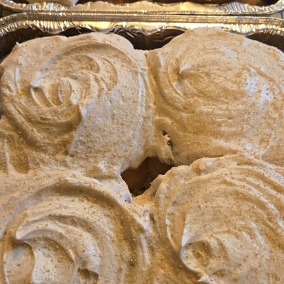 Cinnamon Rolls With Maple Frosting