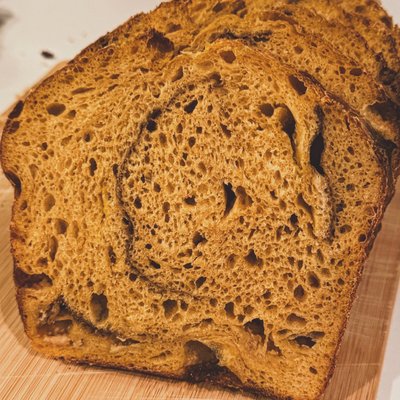 White Chocolate Pumpkin Loaf