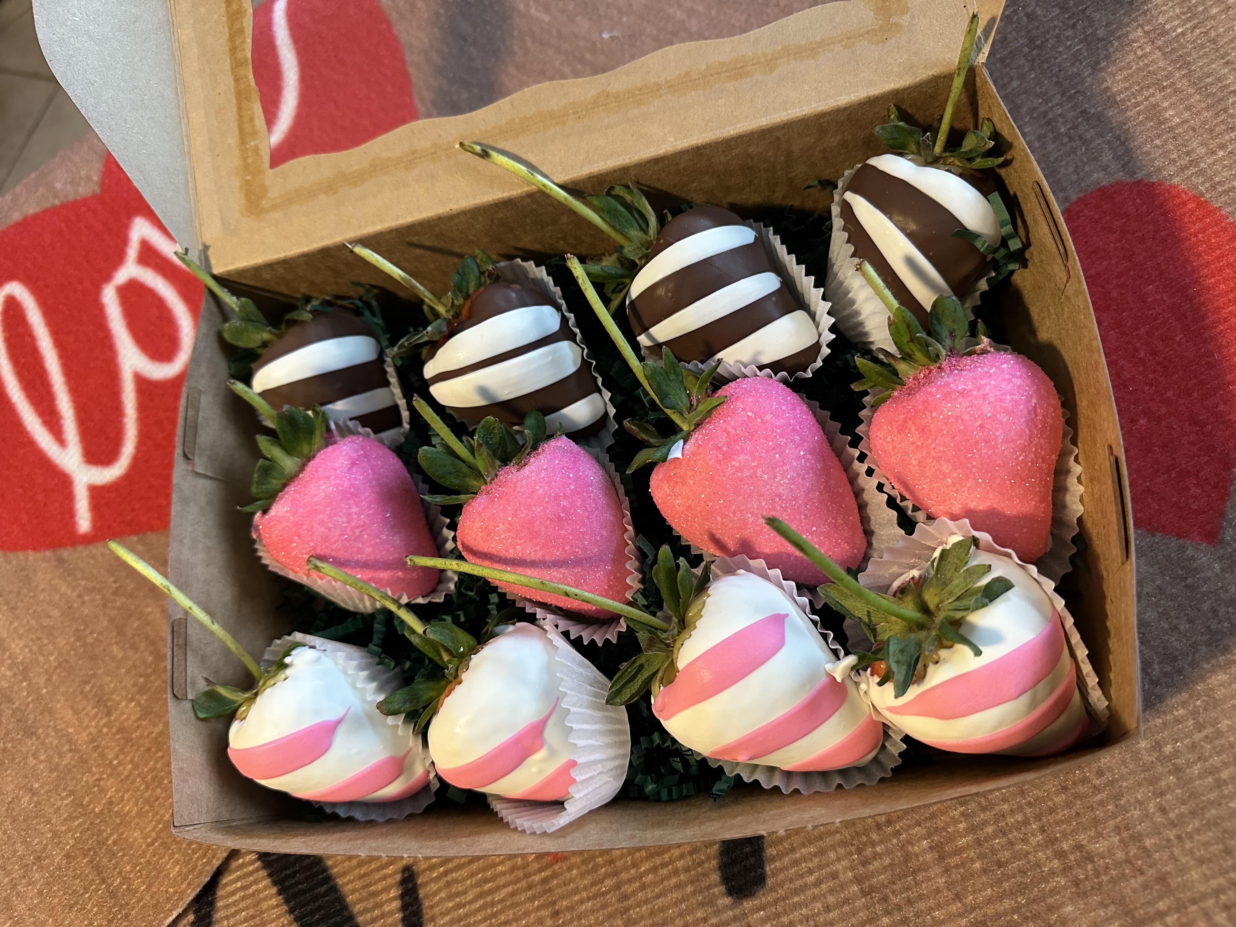 1 dz Long Stem Chocolate Covered Strawberries