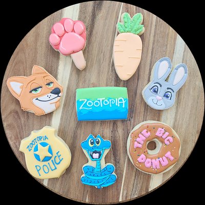 Royal Icing Decorated Sugar Cookies 