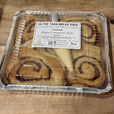 4 Maple Cinnamon Rolls
