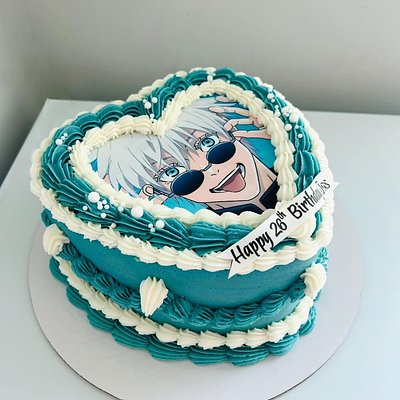 8” Inch Heart Cakes 