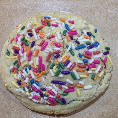 Birthday Cake Cookie  1/2 Dozen (6)