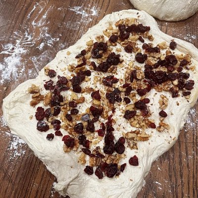 Cranberry Walnut Sourdough Loaf