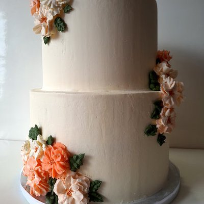 2 Tier Custom Round Cake 8inch and 10inch (Feeds 48-62 People)