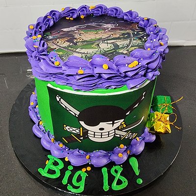 6in Burn Cake Serves 6-10 