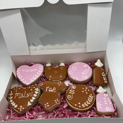 1/2 Dzn Iced Cookies 