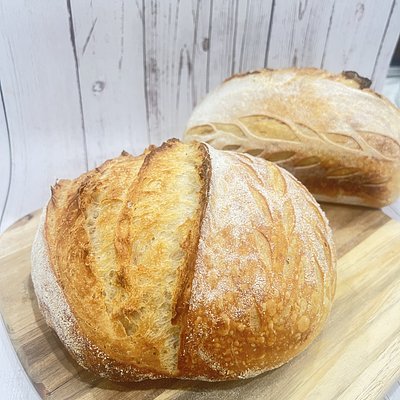 Roasted Garlic & Rosemary Sourdough Loaf