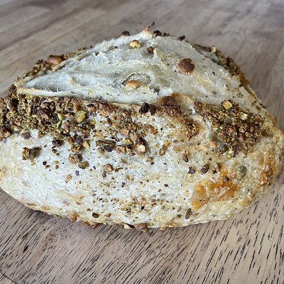 Pistachio & White Chocolate Sourdough 