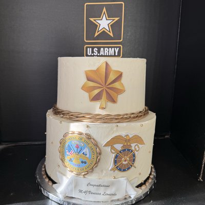 10"/12" Two Tier Custom Cake 