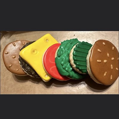 Father's Day Cookies (burger)