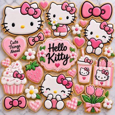 Hello Kitty Set Sugar Cookie