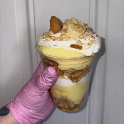 Large Banana Pudding Cheesecake Cup 
