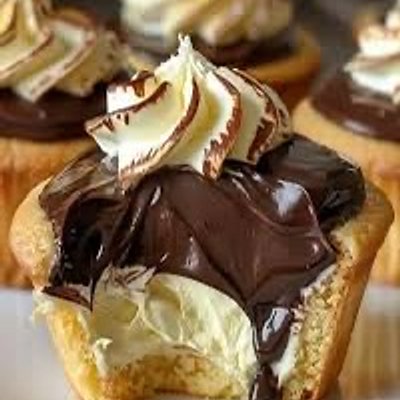 Boston Cream Pie Cupcakes/ Order Of 6