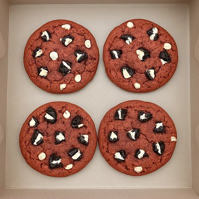 Red Velvet With White Chocolate & Oreos