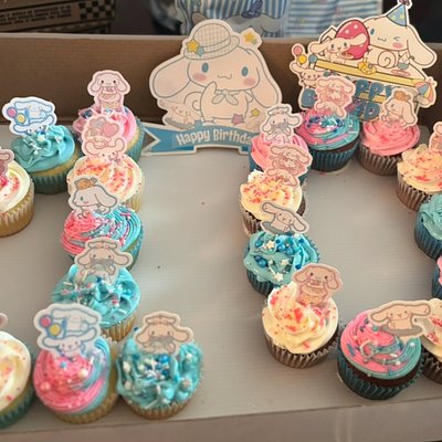Number Cupcake Cakes