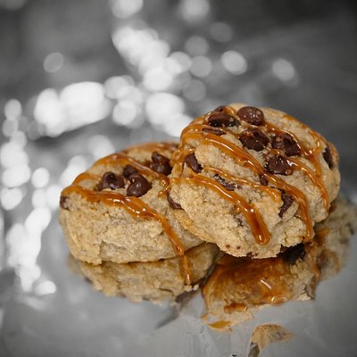 Caramel Snow Day Sugar Cookies