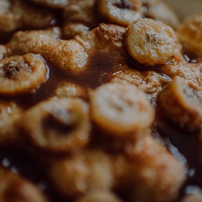 9inch Bananas Foster Focaccia 