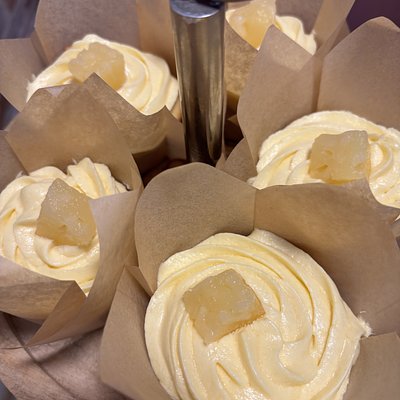 Dozen Savannah Gals Pineapple Cupcakes