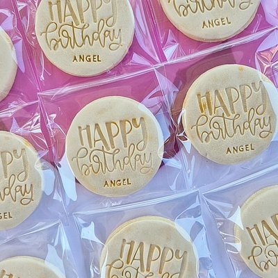 Happy Birthday Name Cookies