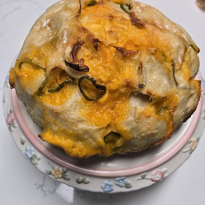 Jalapeño Cheddar Sourdough Loaf