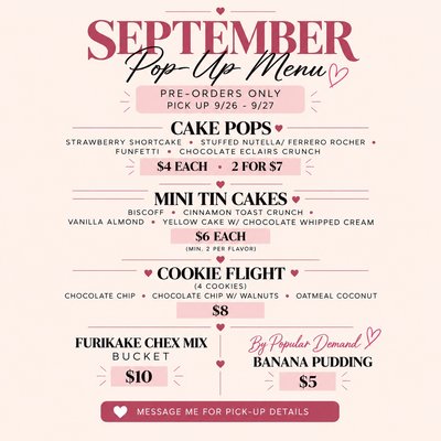 September Pop-Up