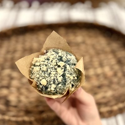 Dozen Sourdough Blueberry Muffins