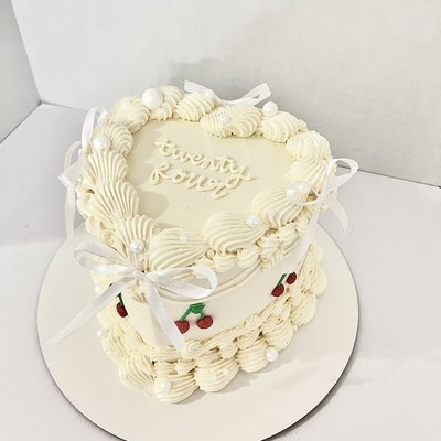 6 Inch Heart Cake 