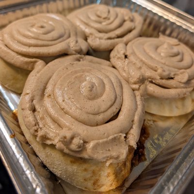 Banana Bread Cinnamon Rolls 