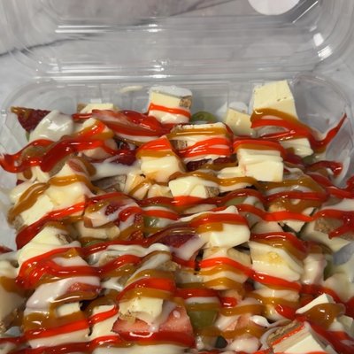 Cheesecake fruit salad 