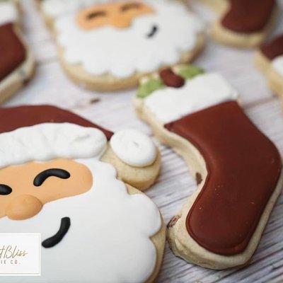Santa And Stocking Set 