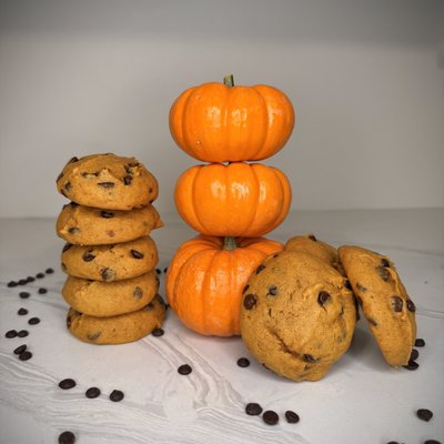 Pumpkin Chocolate Chip Cookies-Dozen