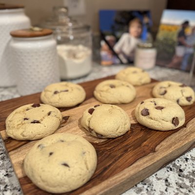 Cake Style Chocolate Chip Cookies