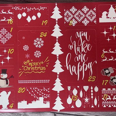 Christmas Cookie Advent Calendars