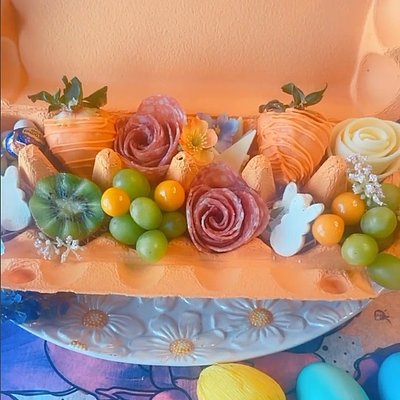 Easter Egg Cart Charcuterie 