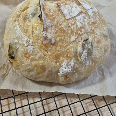 Jalapeño & Cheddar Sourdough Artisan Loaf