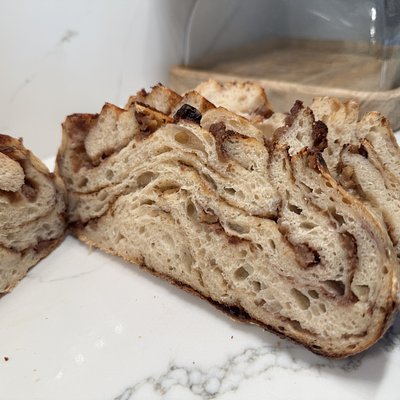 Dates Paste & Roasted Walnuts Sourdough Loaf 2lb