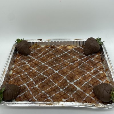 Large Churro Cheesecake Tray