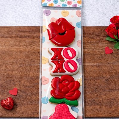 Vday Mini Pack (4 Mini Cookies) 