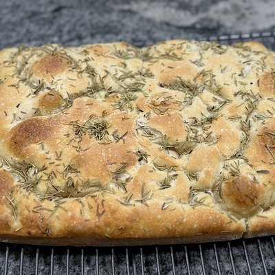 Focaccia Sourdough Bread (Rosemary) 