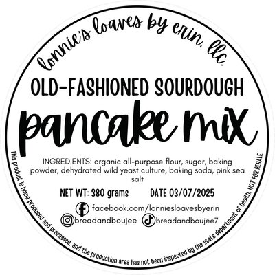 Old Fashioned Sourdough Pancake Mix 